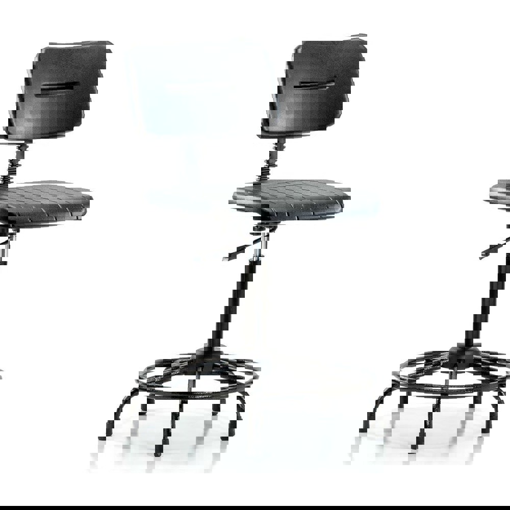 Task Chair: Polyurethane, Black